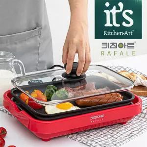 라팔 통주물 분리형 그릴팬 후라이 전기 그릴 고기 굽는후라이 명절후라이 직화 구이