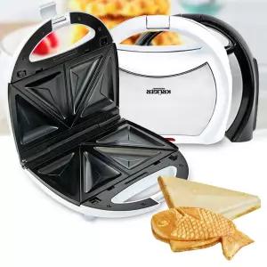 붕어빵 샌드위치 와플 3in1 메이커와 기계 빵틀 미니 빵팬 후라이 풀빵 머신 국산틀