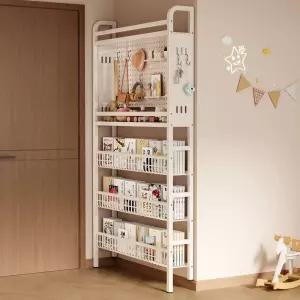 문뒤 틈새 다용도 벽선반 공간 벽면 원목 문뒤수납장 가방