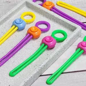 실리콘 고리 잠금 타이 밀봉집게 밀봉타이 과자집게