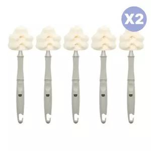 리에또 신생아 젖병솔 세척 브러쉬 그레이 5P X2개 BNS