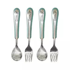 릴팡 유아 스텐 스푼 포크 세트 신학기 선물 X2개 BNS