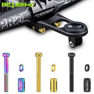 위험 티타늄 스틸 자전거 시계 스탠드 확장 고정 나사 세트 서 브래킷 라이트 클립