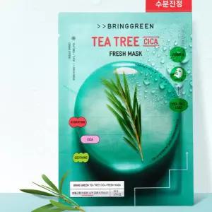 브링그린 마스크팩 진정팩 프레시 티트리 시카 20매 BNS