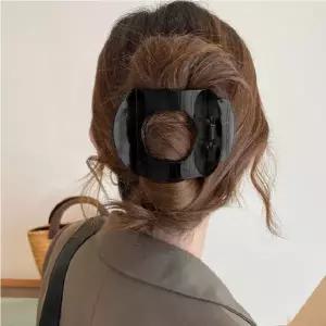 악어 숱많은 필수템 잇템 세련된 올림머리 신상입고 반묶음 집게핀 대왕집게핀