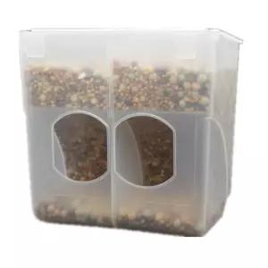 닭모이통 2구 투명 병아리 양계장 1. 모이통 사료통