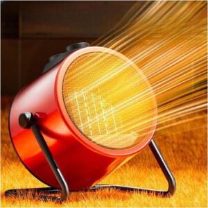 캠핑 소형 충전식 탁상용 온풍기 난로 휴대용 사무실 미니 히터 캠핑용 무선 난방 책상