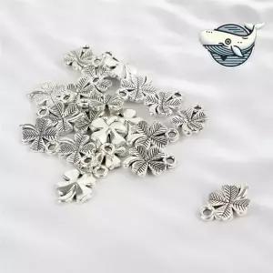 네잎클로버 실버 펜던트 주얼리 키링 액세서리 네잎클로버팬던트 목걸이팬던트 메달