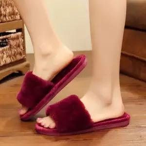 따뜻한 겨울 여자 슬리퍼 털실내화 사무실 교실 패션 겨울슬리퍼 여성털슬리퍼