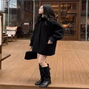 마킷5 울 모직 따스한 볼륨감 낙타 코트 여성코트 JEN1