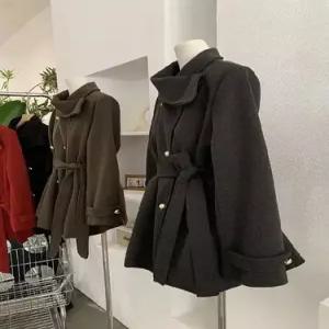 마킷5 하프 모직 패딩 따스한 코트 스트랩 긴팔 솔리드 여성코트 워머 JEN1