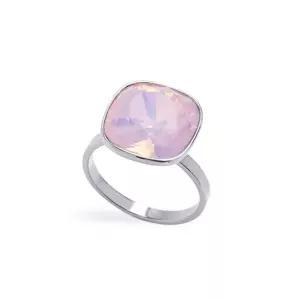 R106 로즈 오팔 12mm 오스트리아 크리스탈 반지