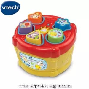 브이텍 도형끼우기 드럼 (185103)어린이 끼우기 장난감 악기
