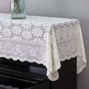 피아노 먼지방지 꽃무늬 레이스 커버 덮개 90 x 200cm