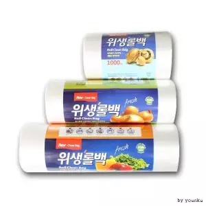 뉴 1000매 위생팩 잇템 25x35(1000매) 클린백 위생롤백 신상입고