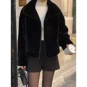 마킷5 여성 코트 퍼 모피코트 럭셔리 긴팔 점 JEN1