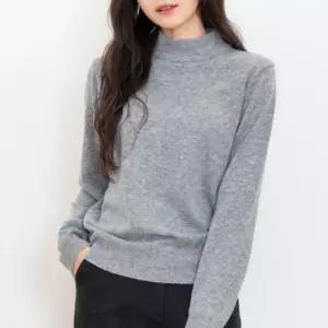 여성 겨울 데일리 캐시미어 반목폴라 니트 티셔츠직장인코디 캐주얼 폴라 패션 하객룩 목티 이너 가을 얇은