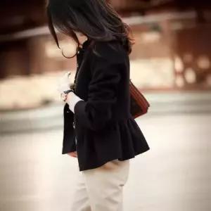 마킷5 여성 봄 캐시미어 울라이크 모피코트 양면 숏 코트 JEN1