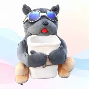 차량용 강아지 휴지케이스 귀여운 티슈커버 화장지커버 용티슈 용케이스