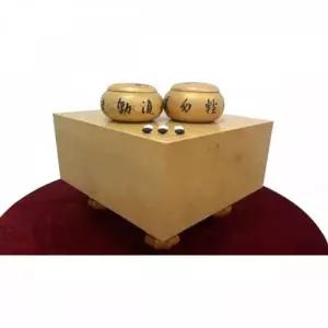 TBZ 육형제바둑 9번세트1 목판목통 왕대합37호 통 판 알