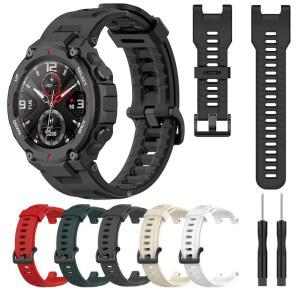Amazfit T-REX T-Rex Pro 스마트 시계 스트랩 밴드 스포츠 팔찌 용 실리콘 도구 액세서리 포함