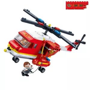 반바오 (블록) 소방 헬리콥터블럭완구 쌓기