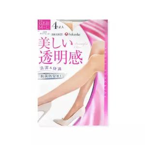 일본 후쿠스케 실속형 무지 팬티스타킹(4개세트)누디 고급 정장 투명 살색 여성 고탄력