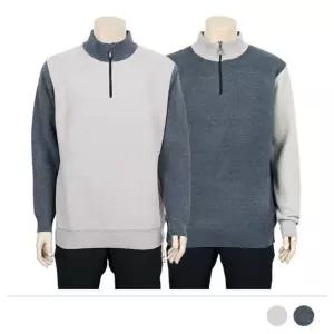 MTSS24081 니보 기모 반폴라 집업 긴팔 니트니트티 터틀넥 니트 남자