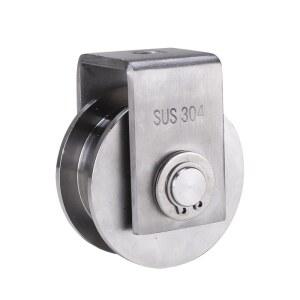 바퀴교체 슬라이딩 도어 스텐 앵글 이동식 자바라