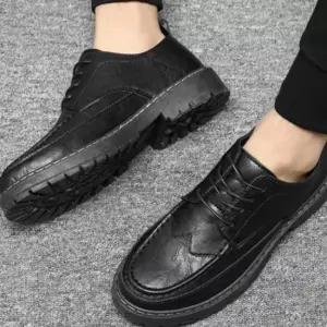 남성 검정색 무광 데일리 패션 구두 신발 캐주얼 로퍼 여성워커부츠 남자워커