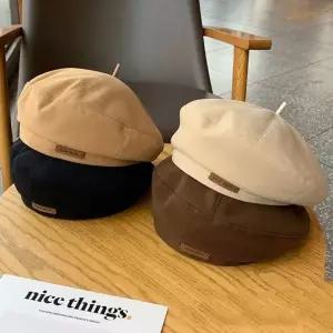 방한모자 벙거지모자 여성 베레모 겨울 방한모 화가모자 겨울모자