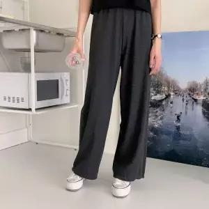 [하프클럽/]여자 편한 H라인 속밴딩 골지 통팬츠