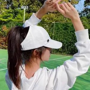 여자 오픈형 캡모자 올림머리모자 뒤트임 볼캡모자 야구모자 썬캡모자 여자