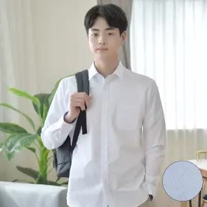 교복몰 남성 셔츠 밝은블루 빅사이즈 와이 학교와이