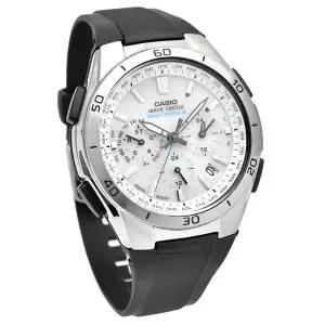 카시오 웨이브 셉터 전파 솔라 시계 화이트 WVQ-M410-7AJF