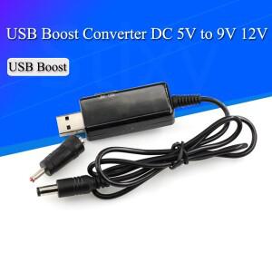 USB 부스트 컨버터 DC 5V ~ 9V 12V 스텝 업 케이블 + 전원 공급 장치/충전기/전력 변환기 용 3.5x1.35mm 커