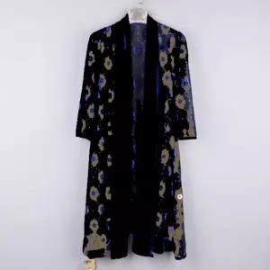 여성 마담 중년 미시 망사 시스루 쉬폰 롱 가디건 카디건 셔츠 쉬건 블라우스 봄건 루즈핏 패션