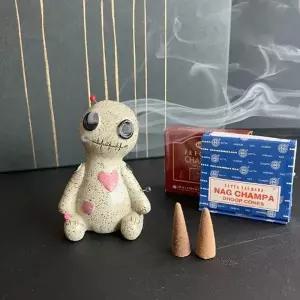 ( )인센스스틱 홀더 인센스홀더 인센스 콘 홀더 저주 부두 인형