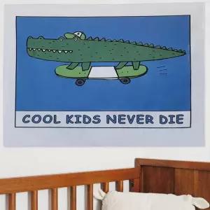 포스터 패브릭 대형 아기악어 L