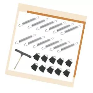 트램폴린 부품세 16.5cm E 1set 렌플린용품점핑운동 도구 기구 유산소 실내 방방이 퐁퐁 프램 펄린