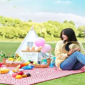 접이식 양면 방수 초대형 한강 매트 돗자리캠핑 캠핑용 등산 휴대용 천돗자리