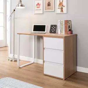 [더젠] 조이 1000책상(1000철재상판/400 3단서랍장)