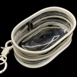 ( )투명 원형 파우치 화이트 인형가방고리 인형가방