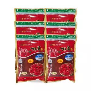 [청양농협] 고추랑가루랑 햇살초 골드 순한맛 1kg x 6봉