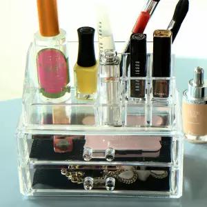 아크릴 화장품정리함 립스틱 악세사리 보관함00 화장대 정리대 트레이 브러쉬 미용