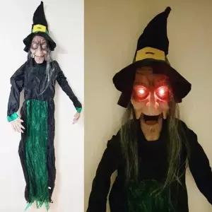 ( )할로윈데이 움직이는 마녀인형 귀신인형 유령인형 소품 데코 귀신의집 캠핑 할로윈파티용품 할로윈장난