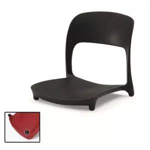 1인용 좌식 의자 앉는 업소용 허리편한 등받이 책상용 사출 바딕 체어