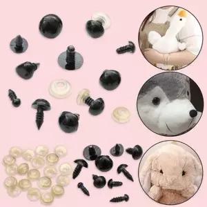 (타입 블랙 세트)나사형 인형 눈세트 인형 만들기 인형코 케이스 단추