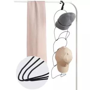 튼튼한 스틸 모자걸이 5구 가방 걸이 모자 정리 보관 모자정리 모자거치대 가방거치대