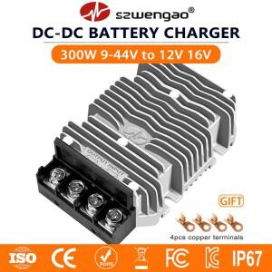 모터 드라이브용 방수 고효율 충전기 Lifepo4 리튬 300W 9-44V ~ 12V 18V DC
